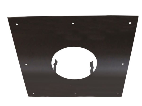 Plaque de propreté pour tubage Isotip, JONCOUX, diam. 125 mm noir