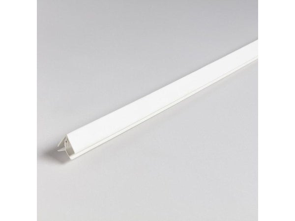 Profil d'angle PVC clip universel blanc 260 x 2