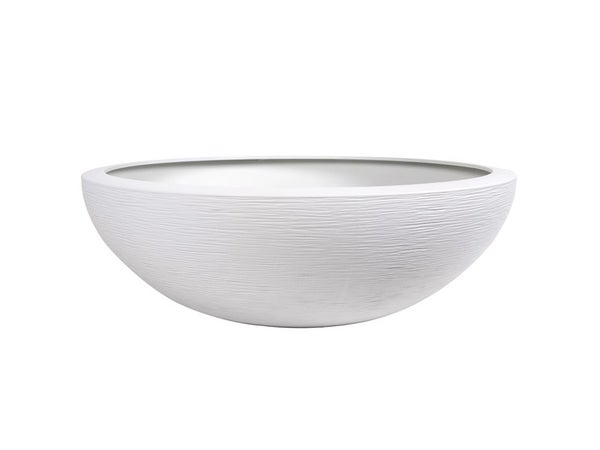 Vasque plastique Graphit, Diam.40 x H.16.5 cm, blanc cérusé