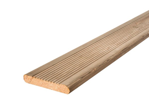 Planche en bois Kuhmo 2,  L.240 x l.12 cm x Ep.21 mm vert
