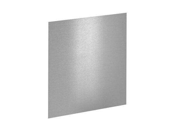 Fond de hotte compact effet alu/inox H.63.5 cm x Ep.2 mm x L.60 cm