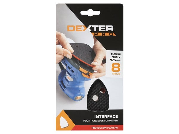 Interface De Protection Dexter Pro Pour Ponceuse Delta, 105 X 175 Mm