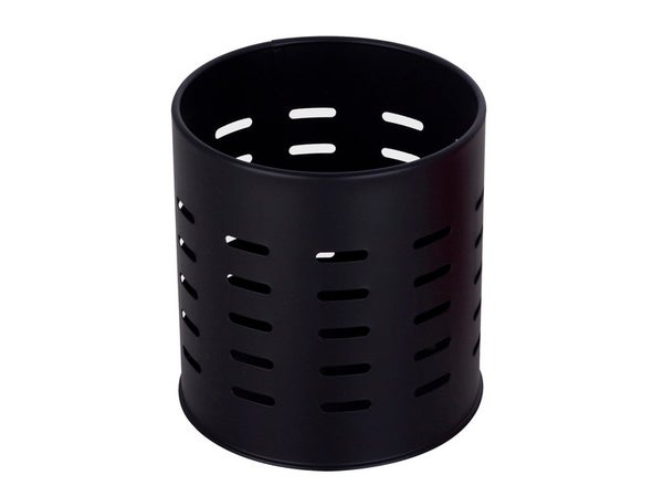 Pot Range-Couverts Inox Brossé Noir-Noir N°0