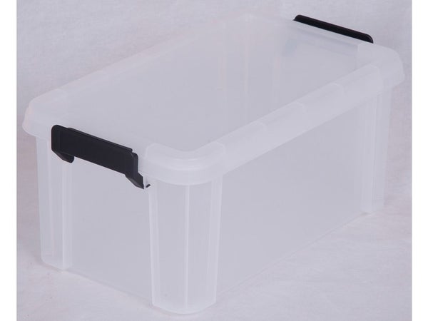 Bac de rangement IRIS plastique transparent l.21.4 x P.36.5 x H.16.5 cm, 6 L