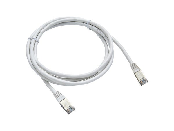 Câble blindé RJ45 (catégorie 6) mâle / mâle, EVOLOGY, 2m