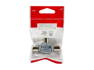 Té De Dérivation Blindé Coaxial 9.52Mm 2Femelle/1Mâle Evology