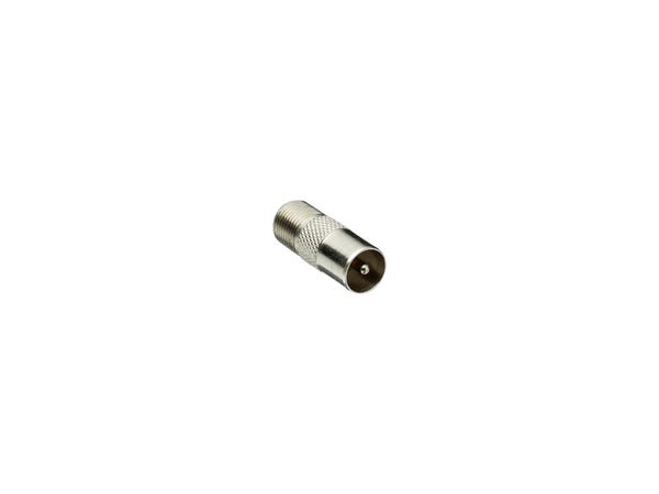 Adaptateur Satellite Fiche F Femelle/ Coaxial 9,52Mm Mâle Evology