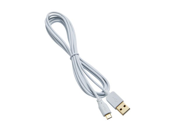 Câble Chargeur Micro Usb, 2 M Blanc Evology