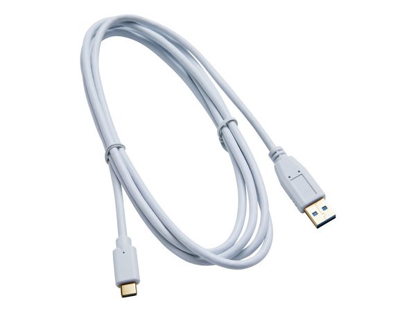 Câble Chargeur Usb Type C, 2 M Blanc Evology