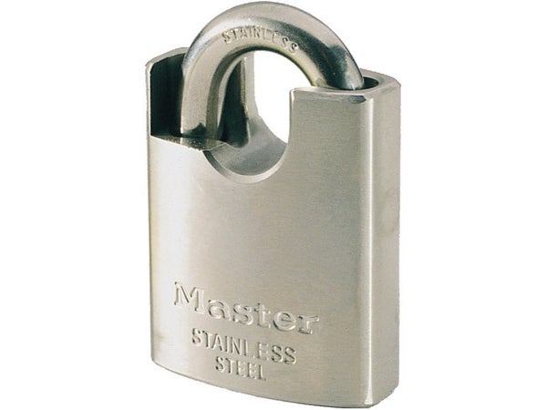 Cadenas À Clé Master Lock Inox, L.50 Mm
