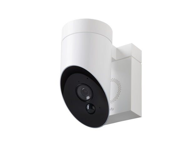 Camera exterieure avec sirene 110 db somfy protect blc