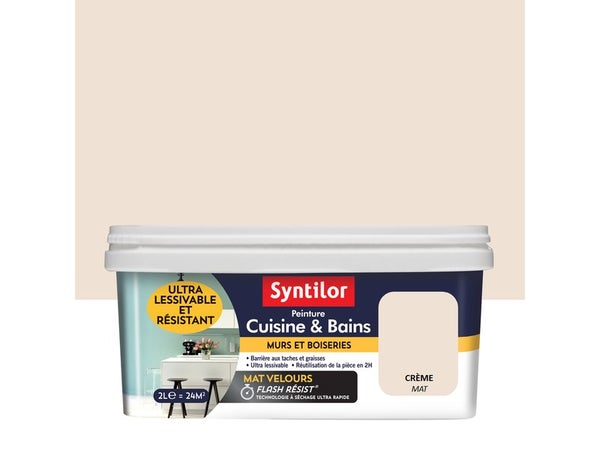Peinture Syntilor, Crème, 2 L