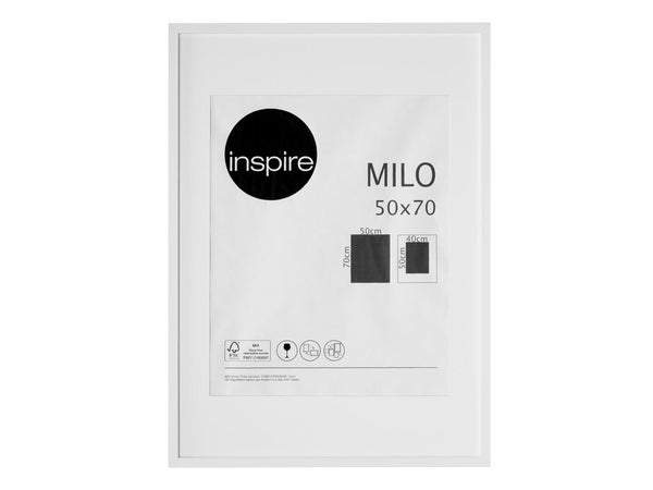Cadre Milo, L.50 X H.70 Cm, Blanc