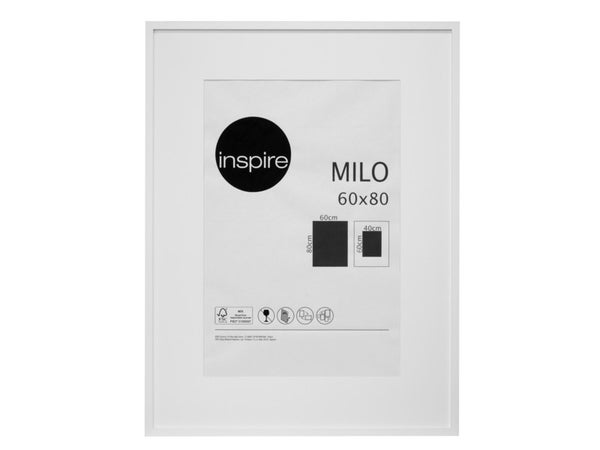 Cadre Milo, L.60 X H.80 Cm, Blanc