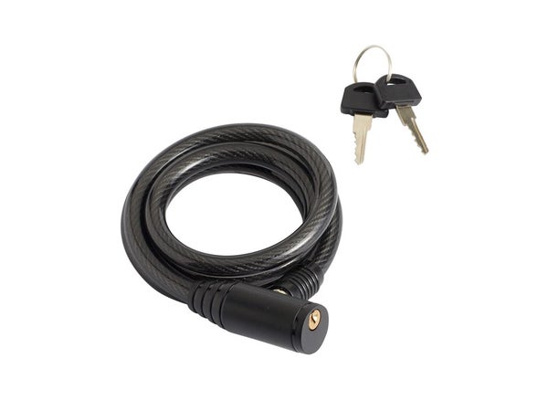 Câble de verrouillage à clé, L. 1 m x diam. 3 mm