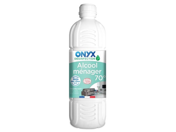 Alcool ménager 70° liquide ONYX, 1L