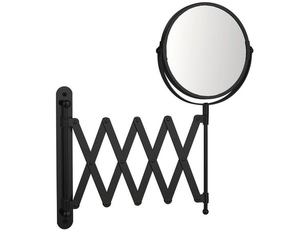 Miroir grossissant x 3 rond à fixer, H.15 x l.15 x P.0.5 cm