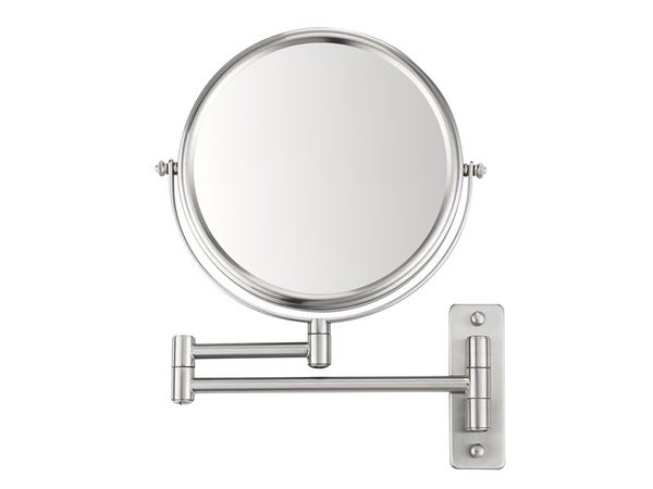 Miroir Grossissant X 5 Rond, H.20 X L.20 X P.0.5 Cm, Pivotant Chrome