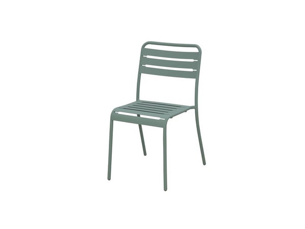 Chaise de jardin Café en acier vert