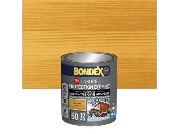 Lasure Bondex Protection Extreme 12 Ans 12 Ans Satiné 1 L