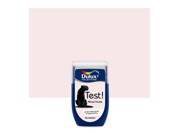 Testeur peinture rose nude mat Crème de couleur DULUX VALENTINE 30 ml