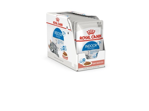 Royal Canin Chat Indoor 7+ Sauce 12X85G