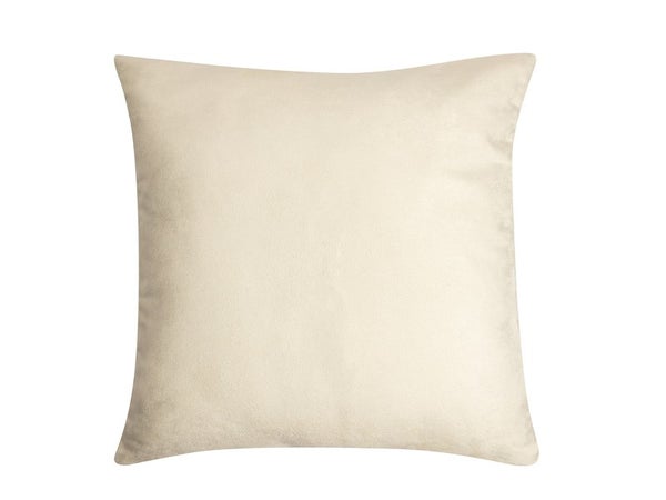 Housse de coussin Newmanchester, écru H.45 x l.45 cm