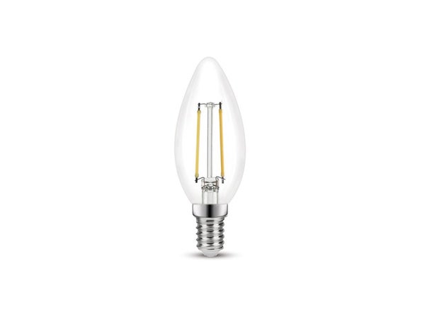 Ampoule led à filament flamme E14 250 Lm = 25 W blanc neutre, LEXMAN