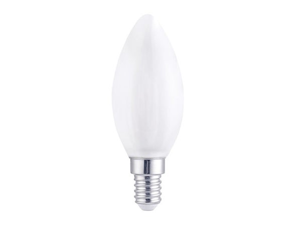 Ampoule led à filament blanc flamme E14 25 W, LEXMAN