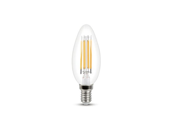 Ampoule led à filament flamme E14 470 Lm = 40 W blanc chaud, LEXMAN