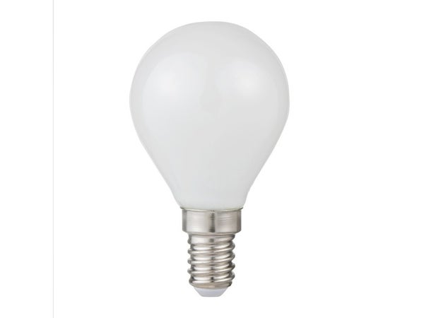 Ampoule led à filament blanc sphérique E14 40 W, LEXMAN