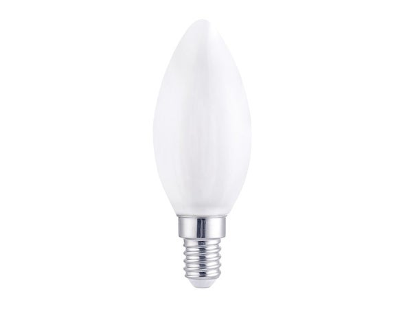 Ampoule led à filament blanc flamme E14, LEXMAN, 60 W