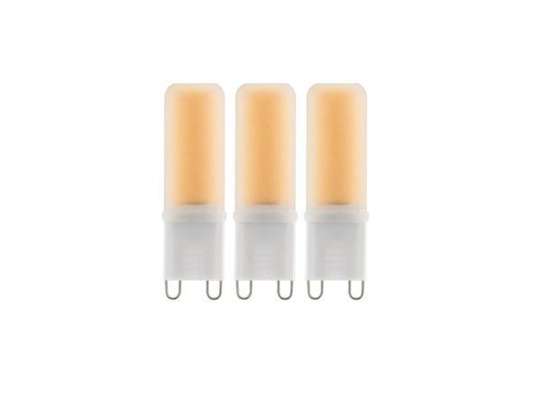 3 ampoules led à filament dépoli capsule G9 25 W, LEXMAN