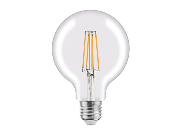 Ampoule led à filament globe 125 mm E27 100 W, LEXMAN