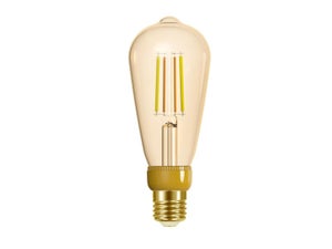 Ampoule led Edison, connectée Enki, E27 60W 806 lumens, ambre variation de blancs, Lexman