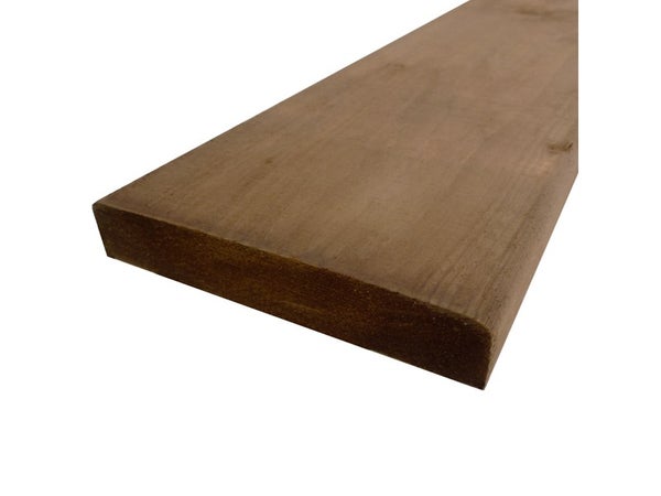 Planche bois Oka eco, marron, L. 250 x l.12 cm x Ep.21 mm