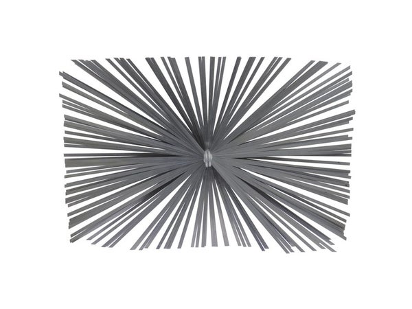 Hérisson de ramonage rectangulaire en acier, 250 x 400 mm