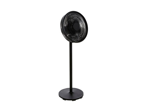 Ventilateur sur pied digital, Loft 40 cm, 50W Noir