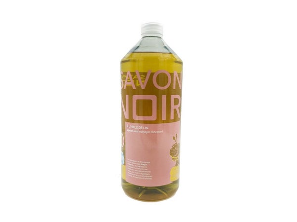 Savon noir liquide a l’huile de lin Compagnie du Bicarbonate 1l