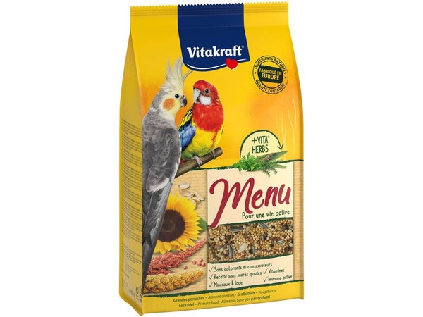 Aliment grandes perruches menu 900g VITAKRAFT