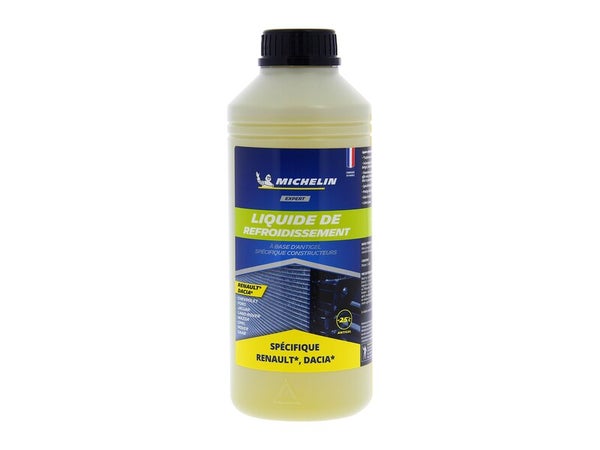 Liquide de refroidissement jaune Renault-Dacia 250 000Km -25/+121D Michelin 1L