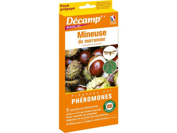 Traitement des insectes mineuse du marronnier DECAMP', 1 piège à phéromones
