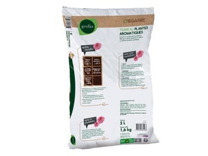 Terreau plantes aromatiques GEOLIA, 5 l