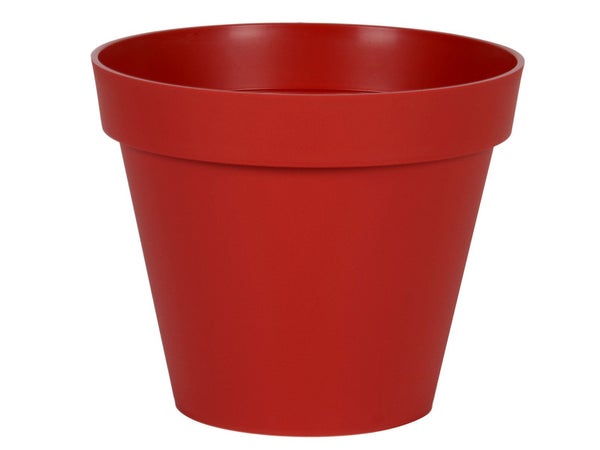 Pot Plastique Eda Diam.48 L.48 X H.40 Cm Rouge Rubis