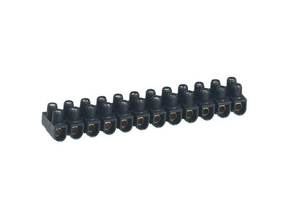 Barrette de 12 dominos électriques pour rigide et souple, LEGRAND, 6 mm²