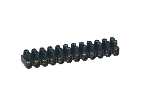 Barrette de 12 dominos électriques pour rigide et souple, LEGRAND, 16 mm²