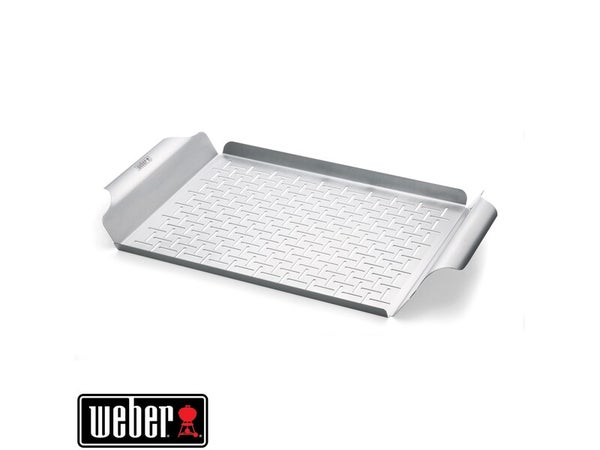 Plat de cuisson en acier inoxydable WEBER