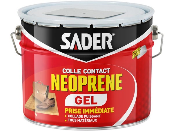 Colle Néoprène Gel Multi - Usages Sader, 2,5 L