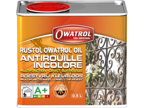 Protection antirouille extérieur / intérieur Rustol Owatrol, OWATROL, 0.50 L incolore