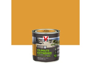 Peinture sol Climats extrêmes V33, jaune parking satiné, 0.5L